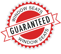 Window seats Guaranteed
