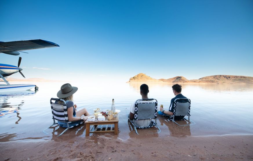 Seaplane Sunset Drinks on Lake Argyle